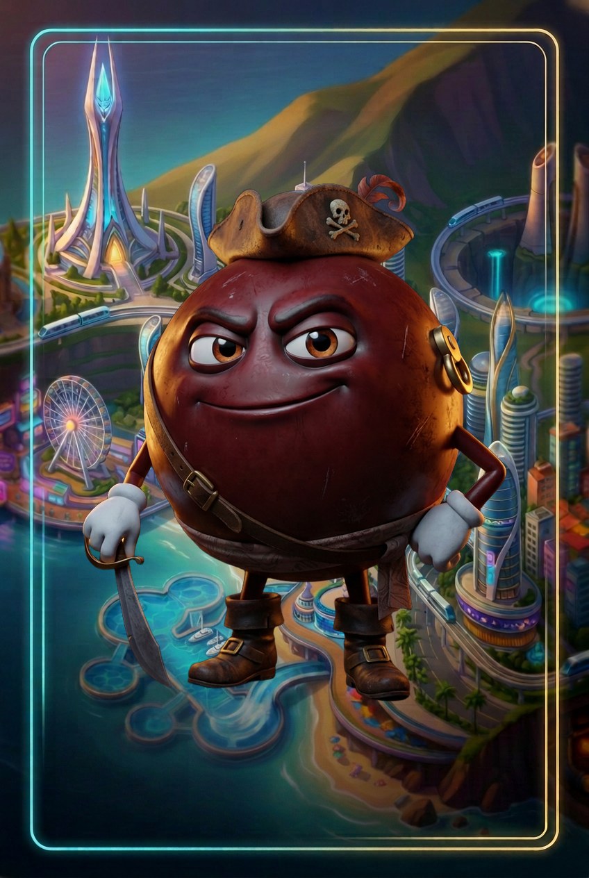 Captain's card portrait